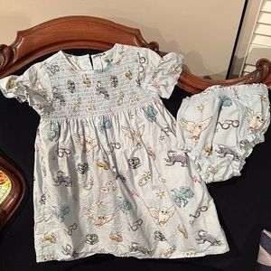 British Harry Potter dress with bloomers 24 months